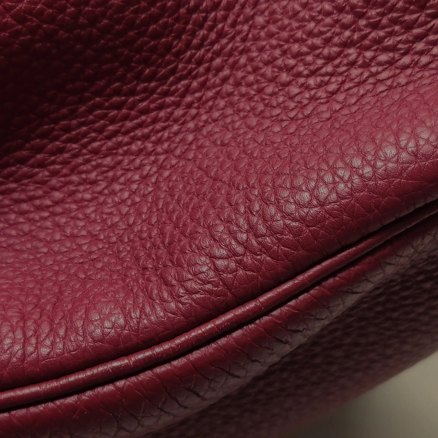 Hermès Birkin 35 Couro Togo B5 Rubis com Ferragens Paládio