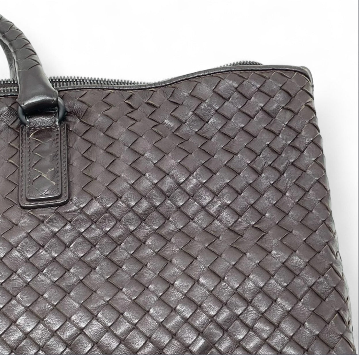 Bottega Veneta Maxi Convertible Tote Dark Chocolate Brown
