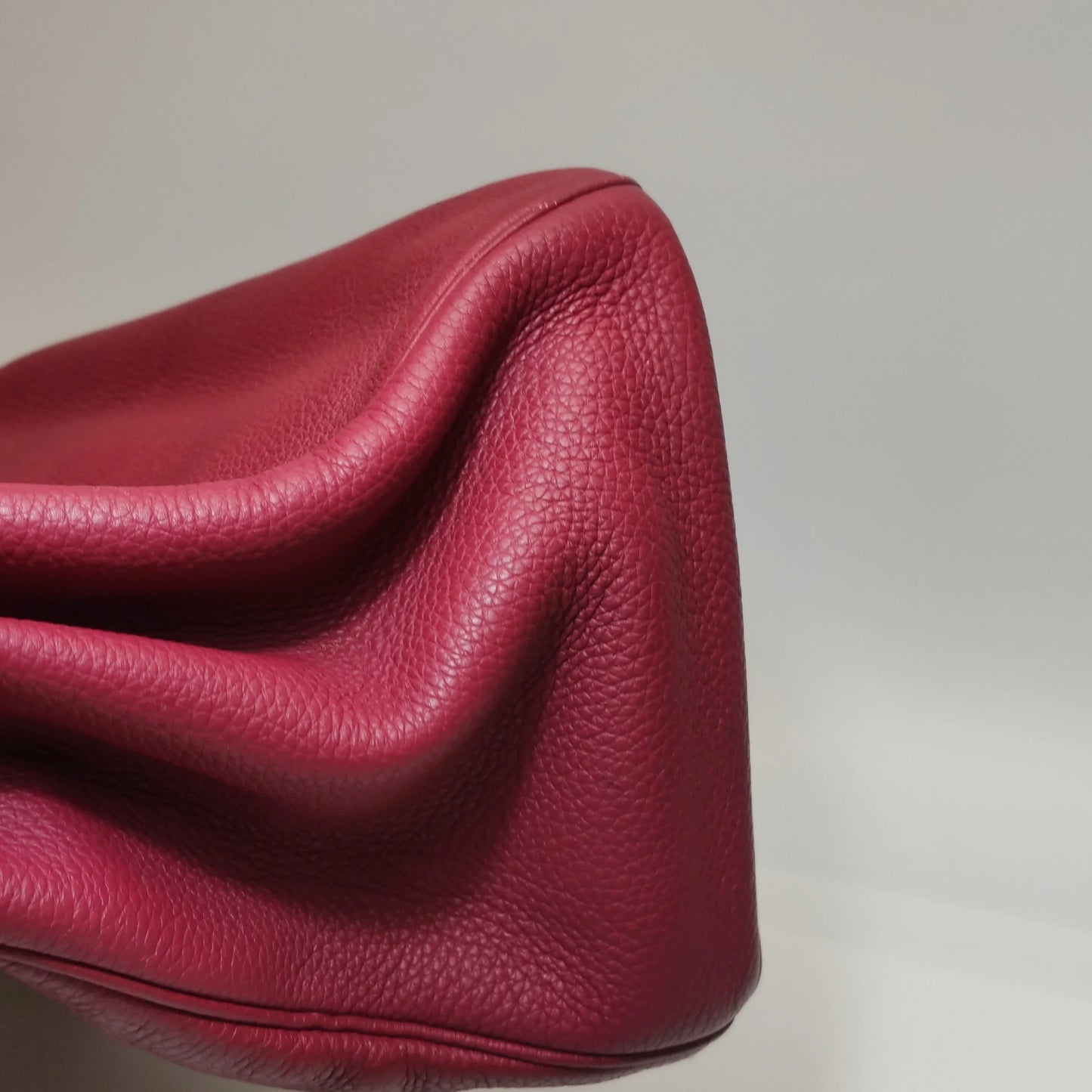 Hermès Birkin 35 Couro Togo B5 Rubis com Ferragens Paládio