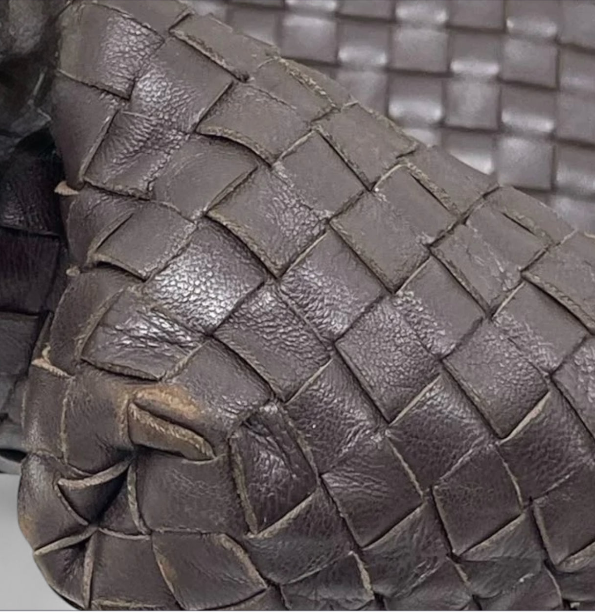 Bottega Veneta Maxi Convertible Tote Dark Chocolate Brown