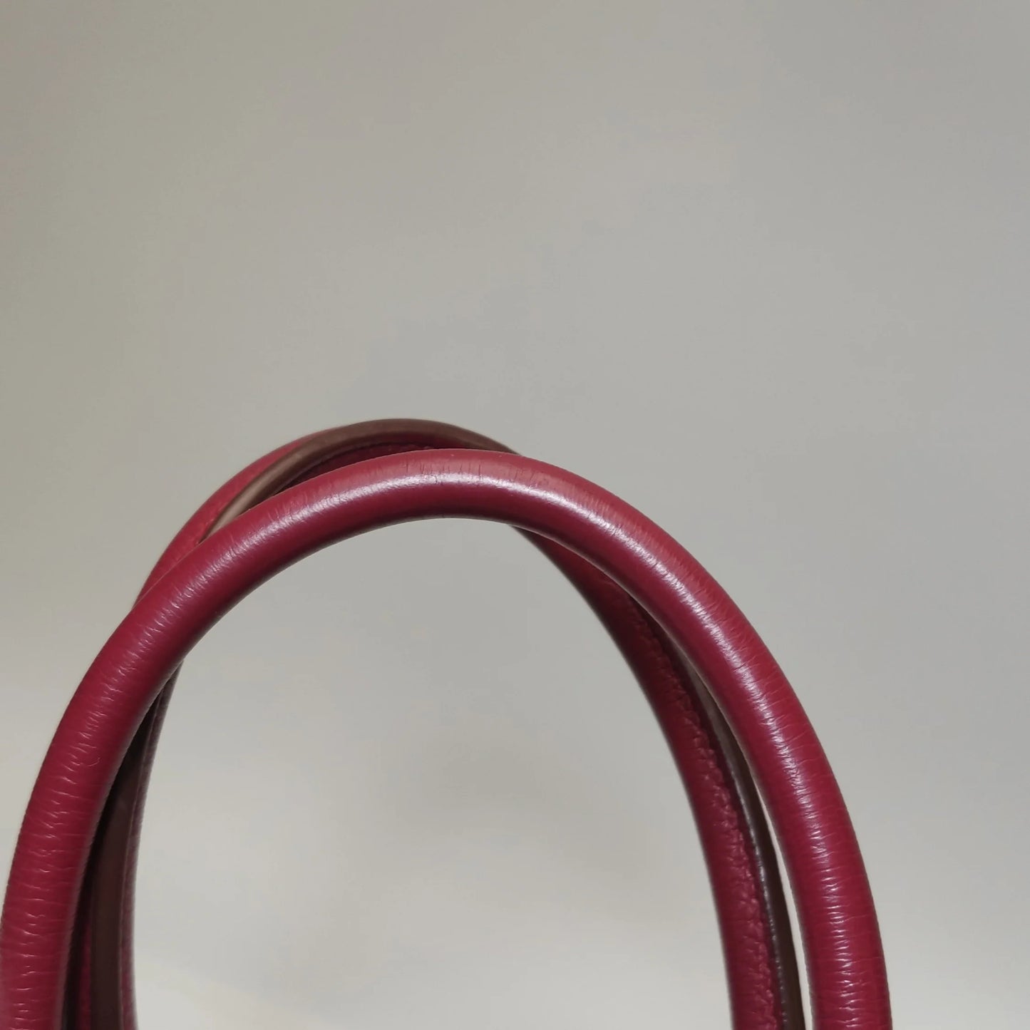 Hermès Birkin 35 Couro Togo B5 Rubis com Ferragens Paládio