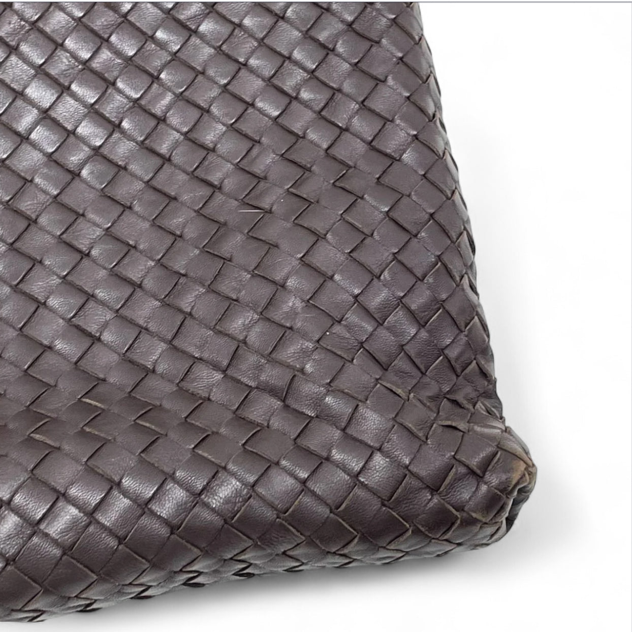 Bottega Veneta Maxi Convertible Tote Dark Chocolate Brown