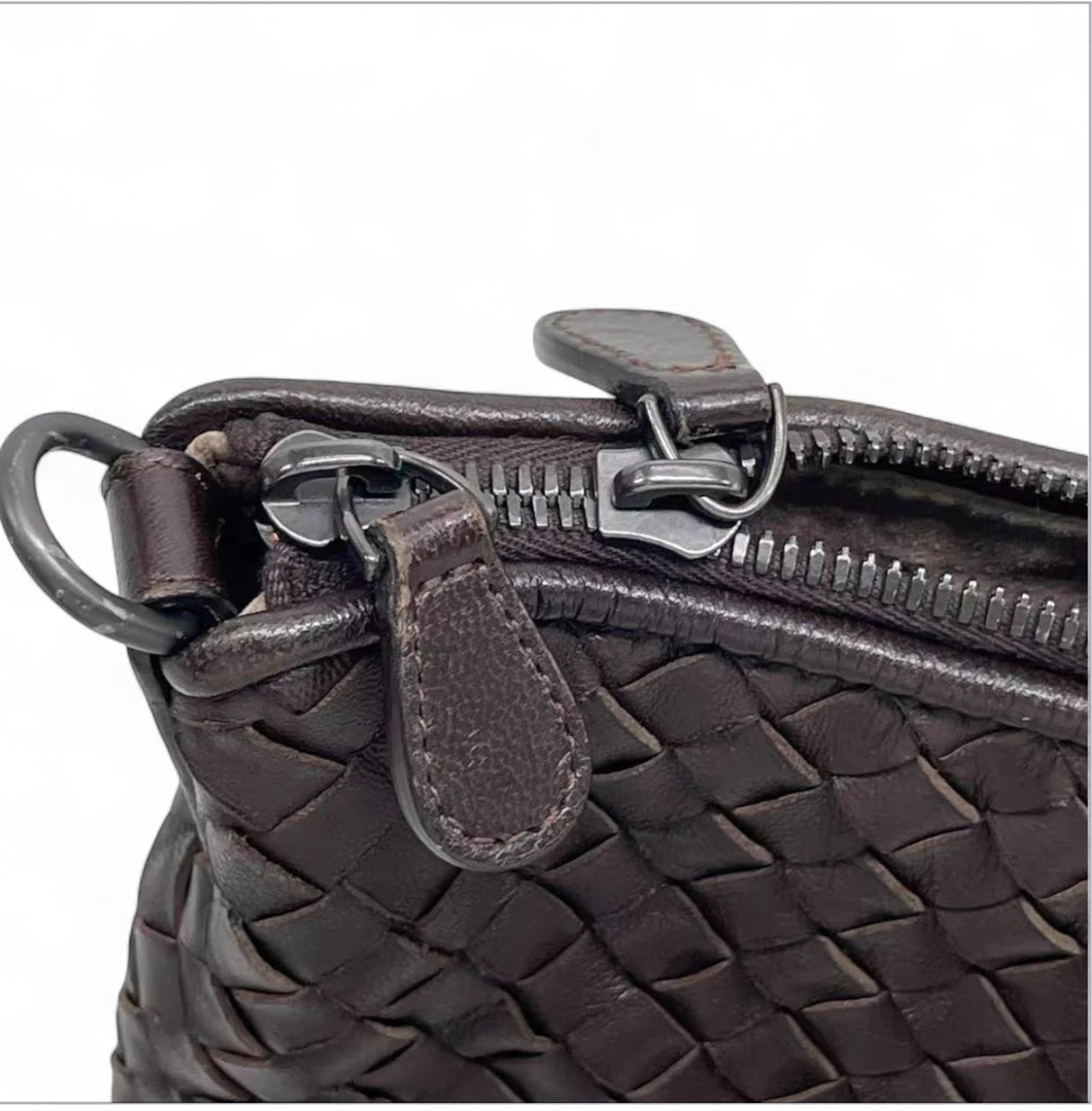 Bottega Veneta Maxi Convertible Tote Dark Chocolate Brown