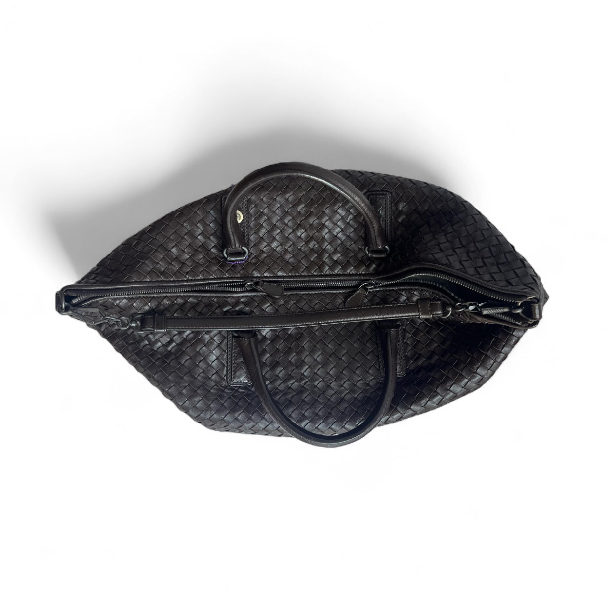 Bottega Veneta Maxi Convertible Tote Dark Chocolate Brown
