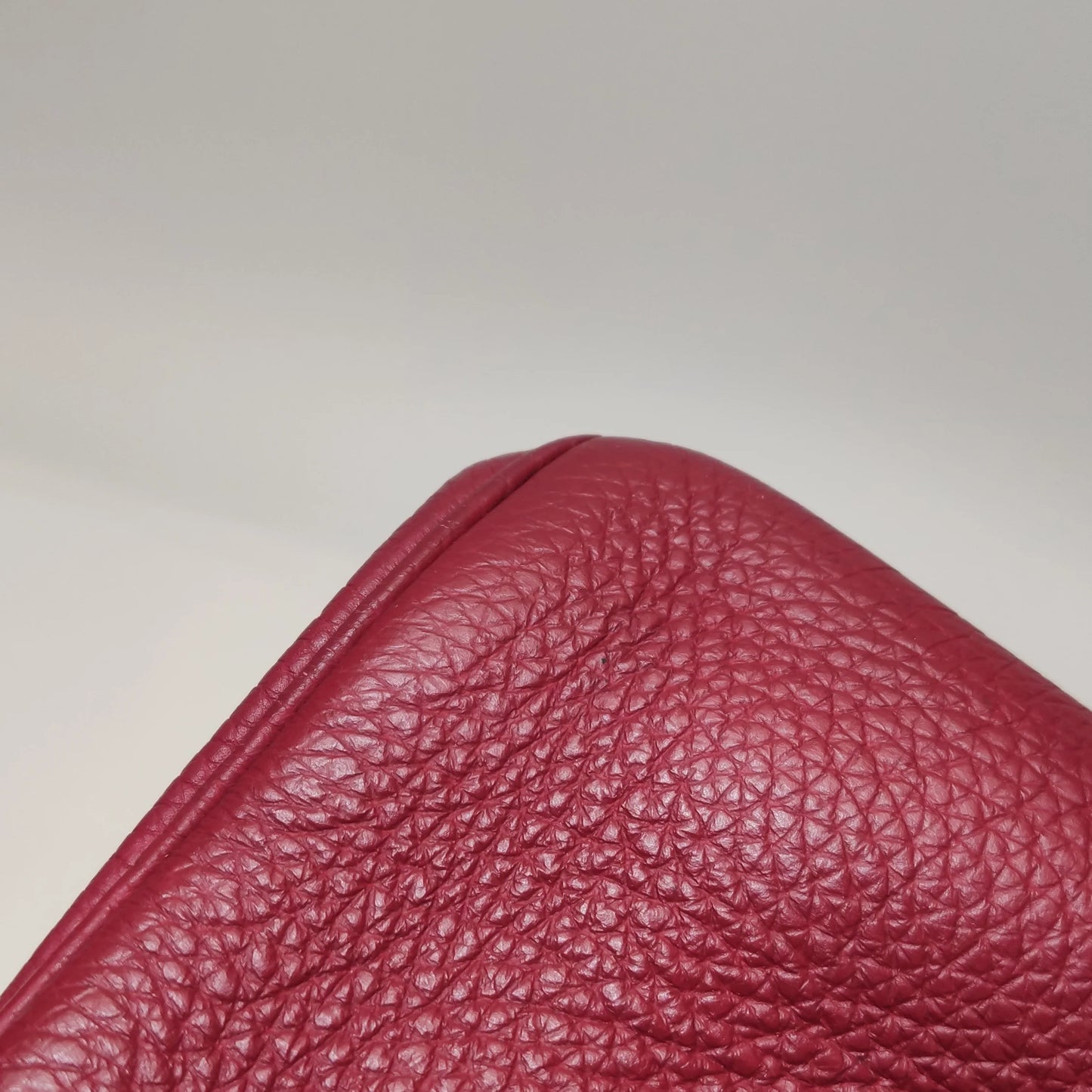 Hermès Birkin 35 Couro Togo B5 Rubis com Ferragens Paládio