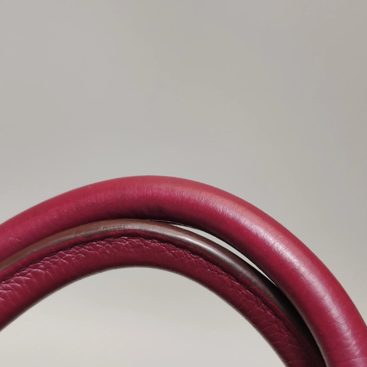 Hermès Birkin 35 Couro Togo B5 Rubis com Ferragens Paládio