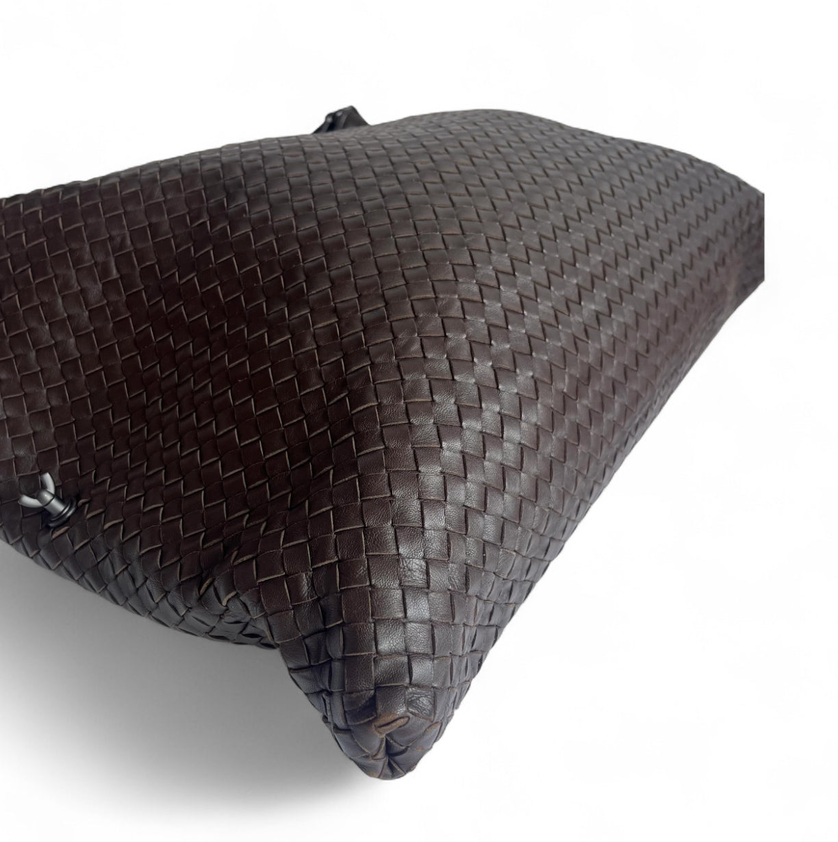 Bottega Veneta Maxi Convertible Tote Dark Chocolate Brown