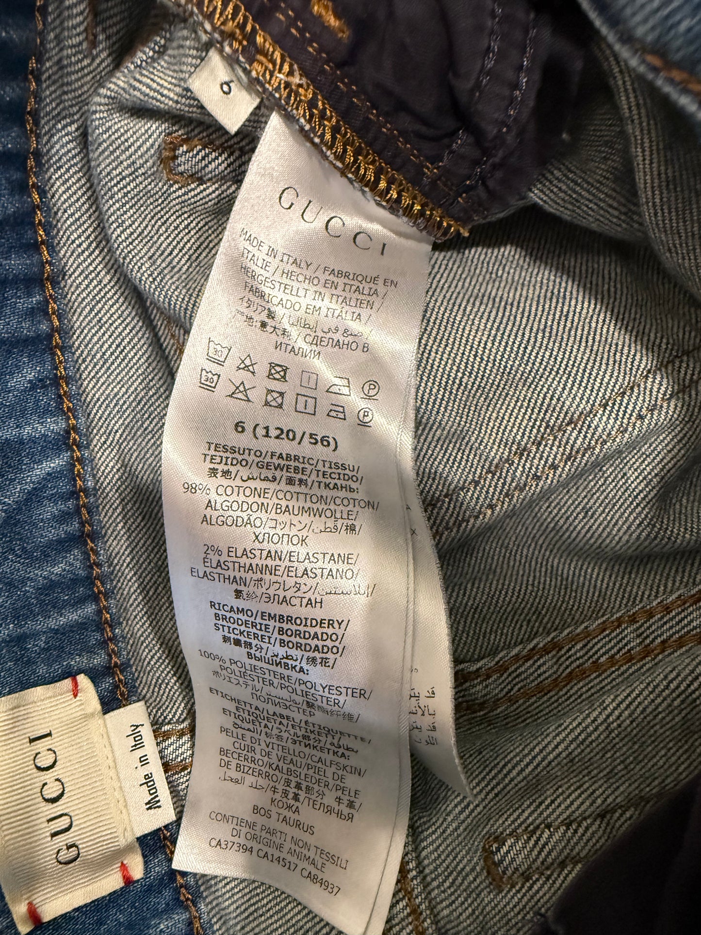 Calça Jeans Gucci Infantil