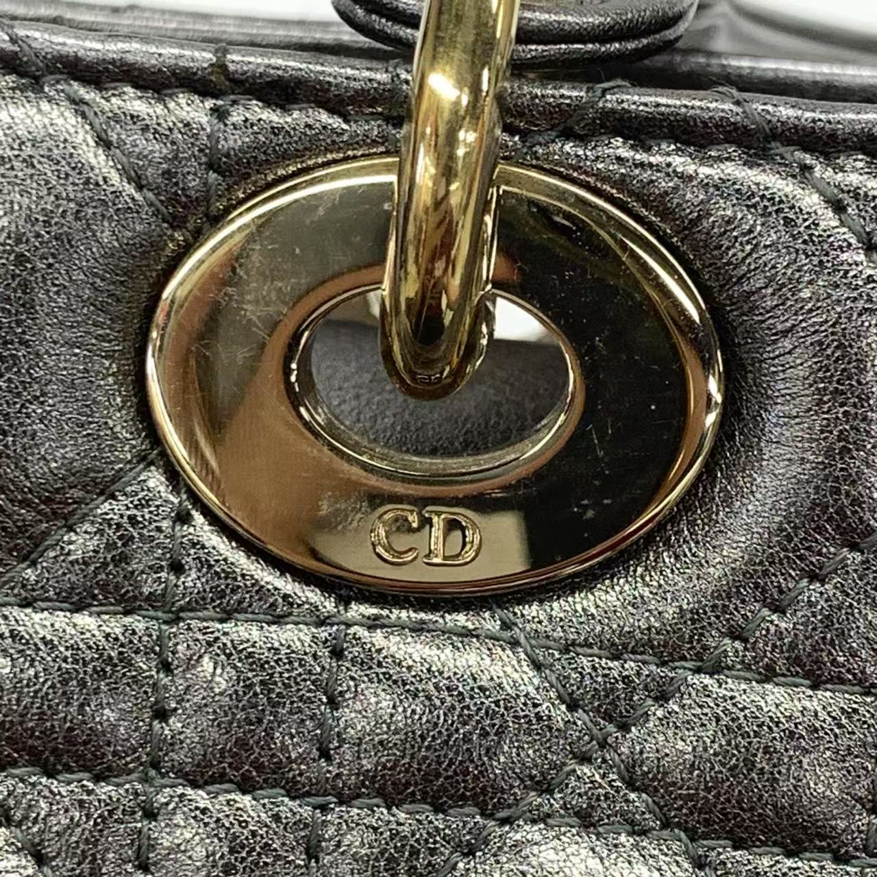 Lady Dior Small ABCDior – Cinza Metálico (2019)
