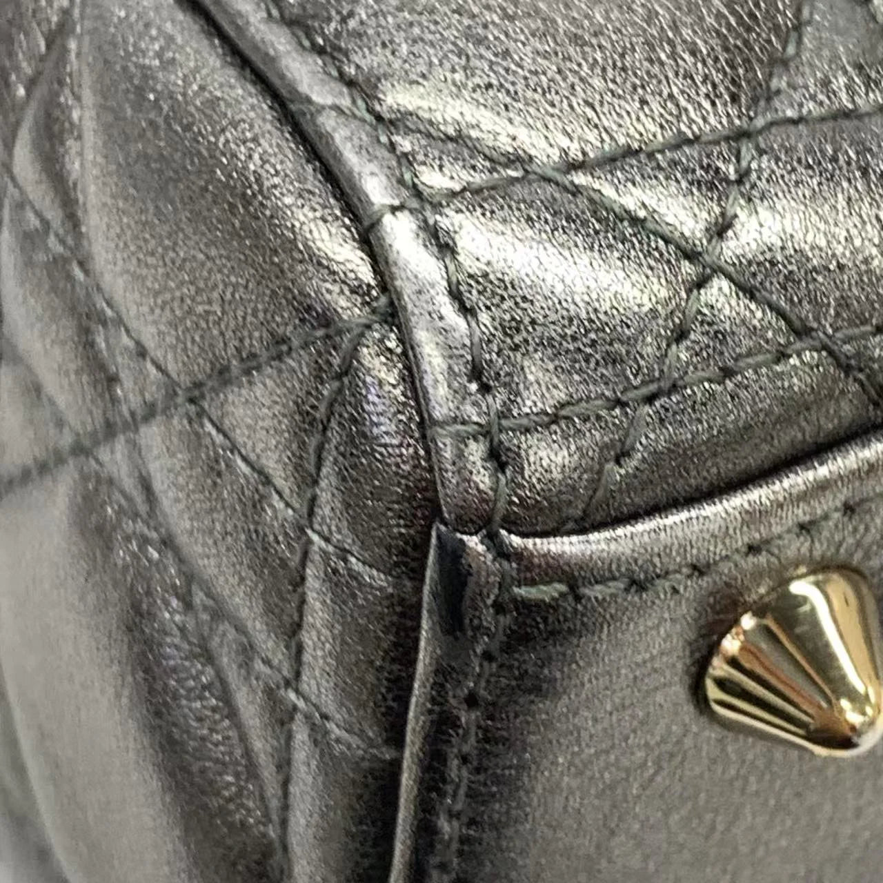 Lady Dior Small ABCDior – Cinza Metálico (2019)