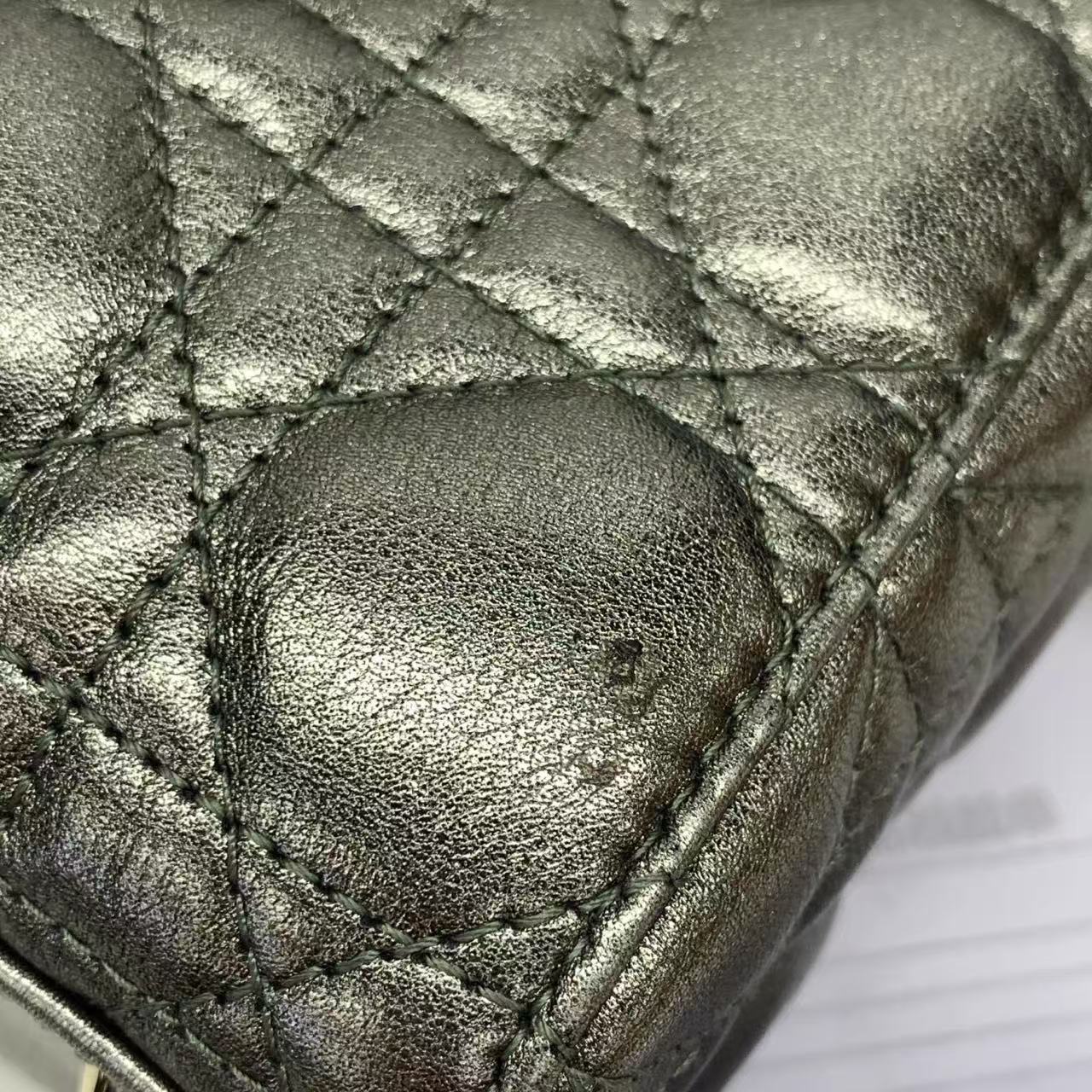 Lady Dior Small ABCDior – Cinza Metálico (2019)