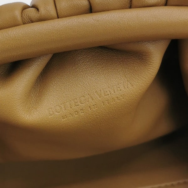 Bottega Veneta Pouch Mini – Couro Marrom