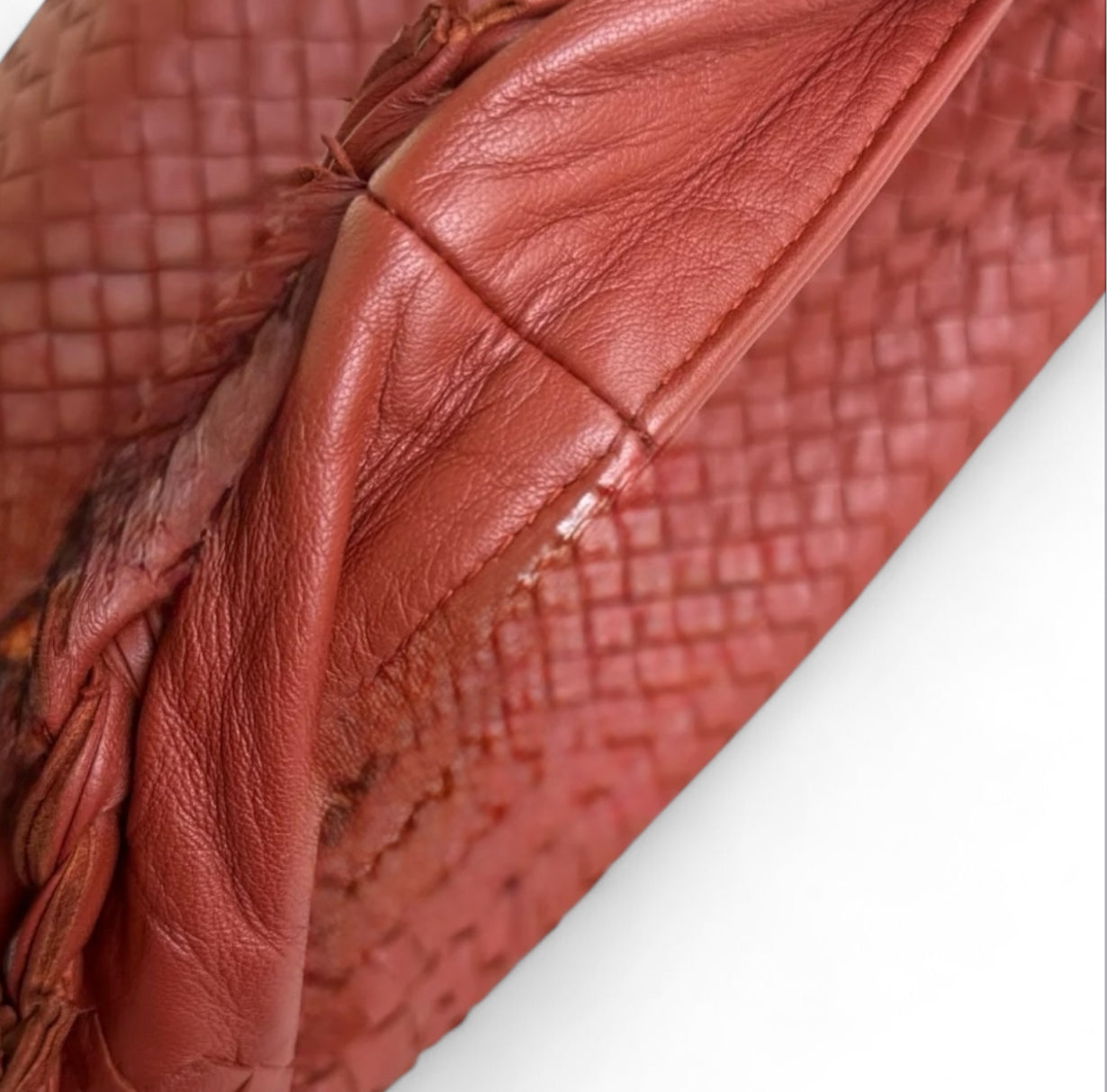 Bolsa Bottega Veneta Veneta Hobo Large-Couro Lambskin Burgundy