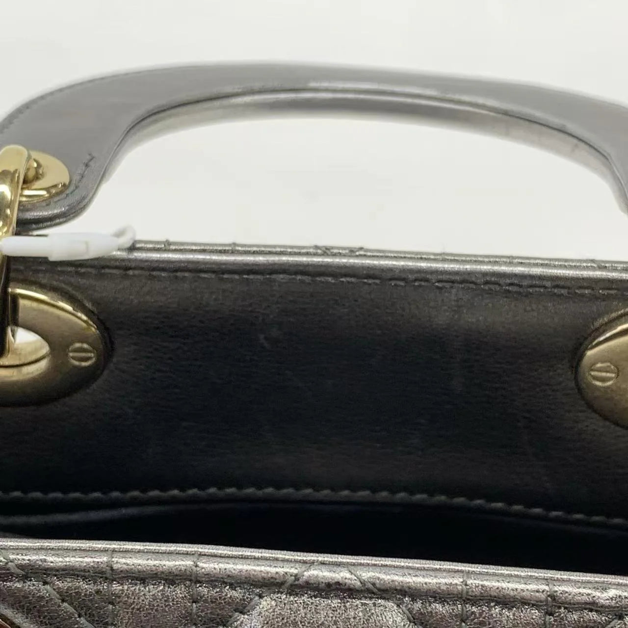 Lady Dior Small ABCDior – Cinza Metálico (2019)