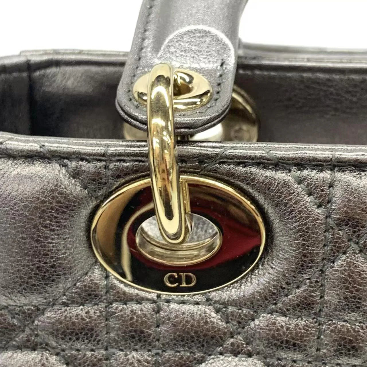 Lady Dior Small ABCDior – Cinza Metálico (2019)