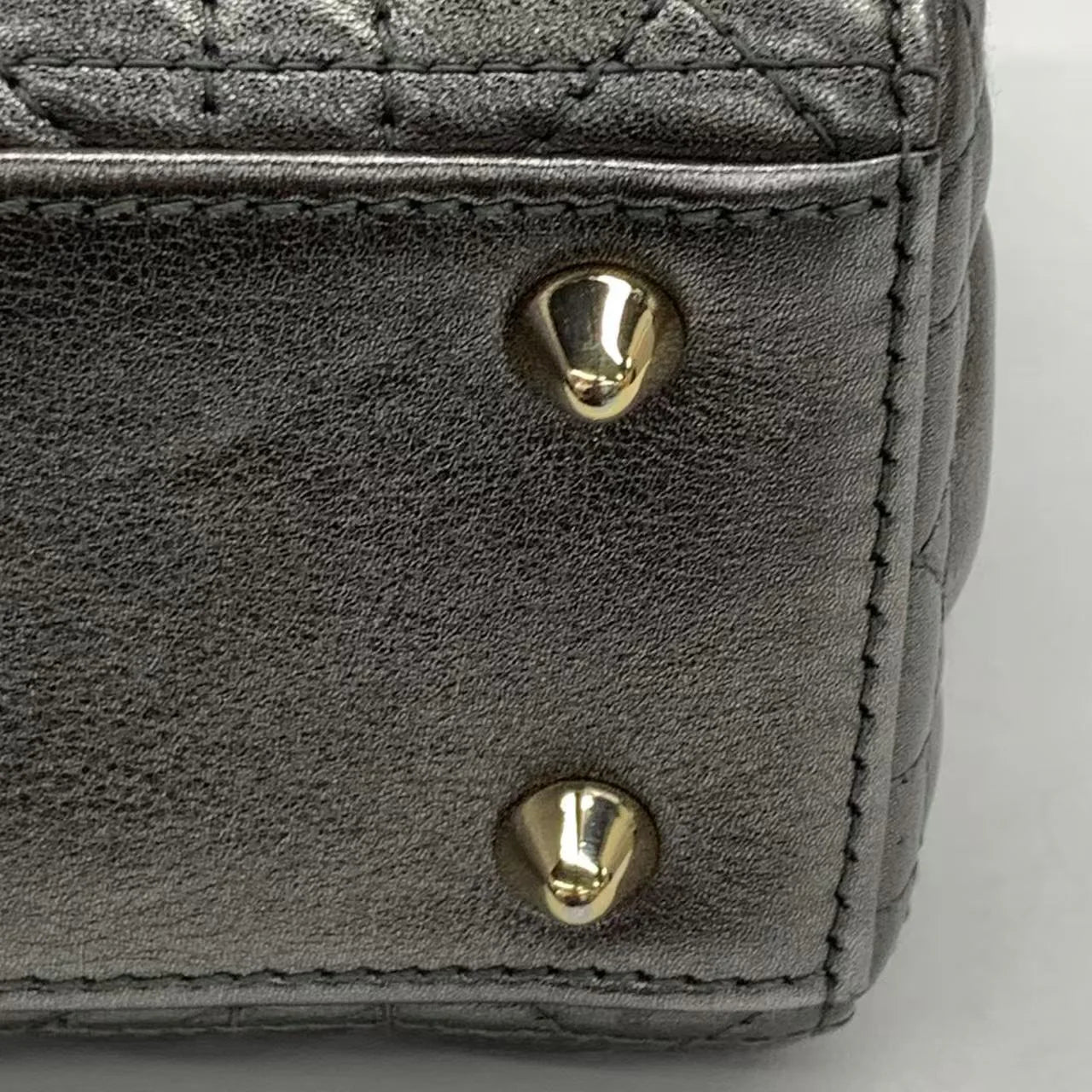 Lady Dior Small ABCDior – Cinza Metálico (2019)