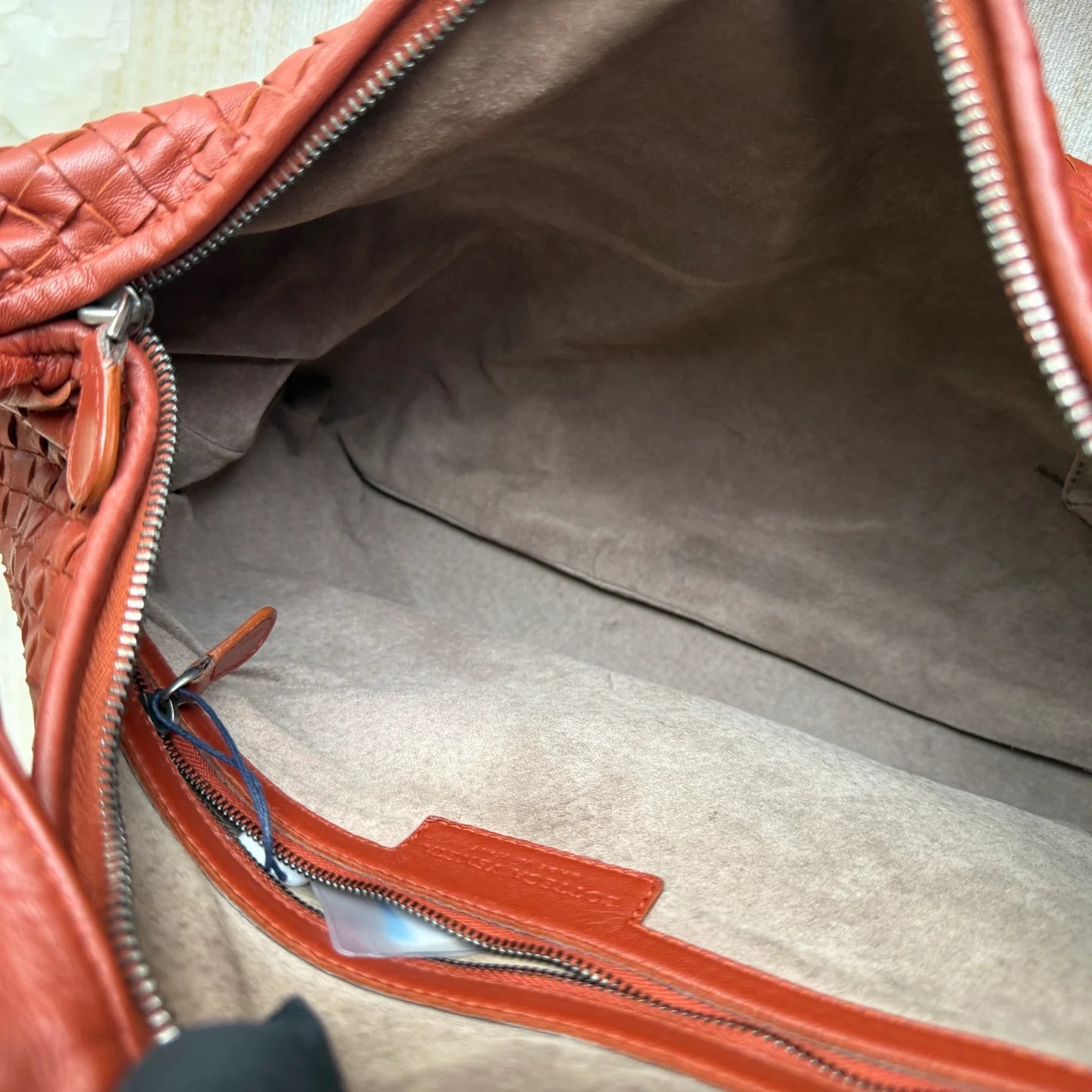 Bolsa Bottega Veneta Veneta Hobo Large-Couro Lambskin Burgundy