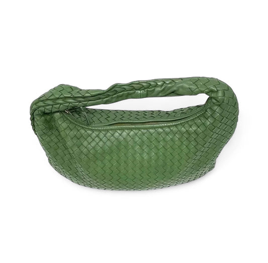 Bolsa Bottega Veneta Veneta Hobo -Couro Lambskin Verde