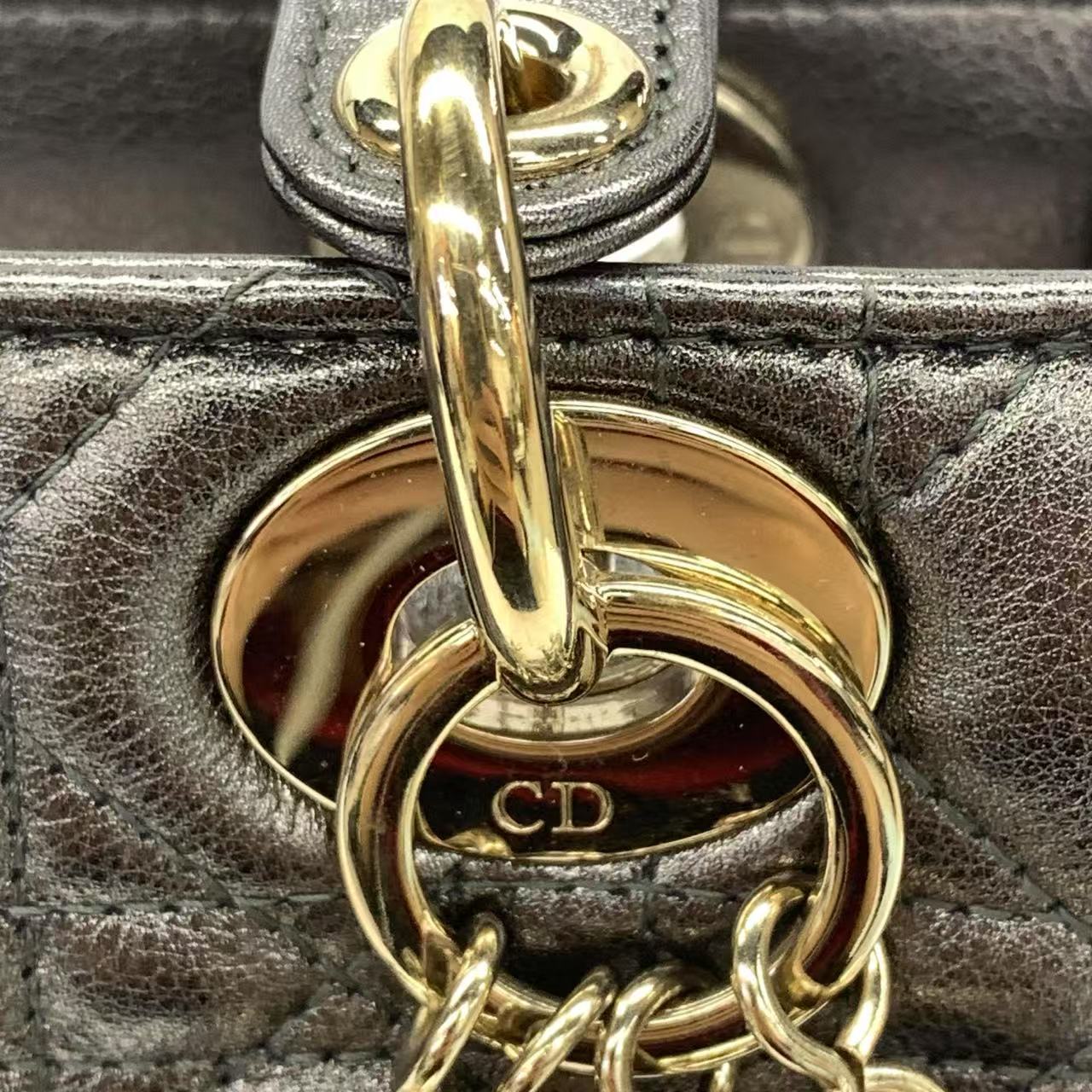 Lady Dior Small ABCDior – Cinza Metálico (2019)