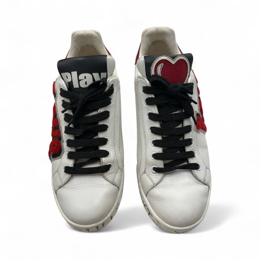 Tênis Dolce & Gabbana Love – Branco e Vermelho