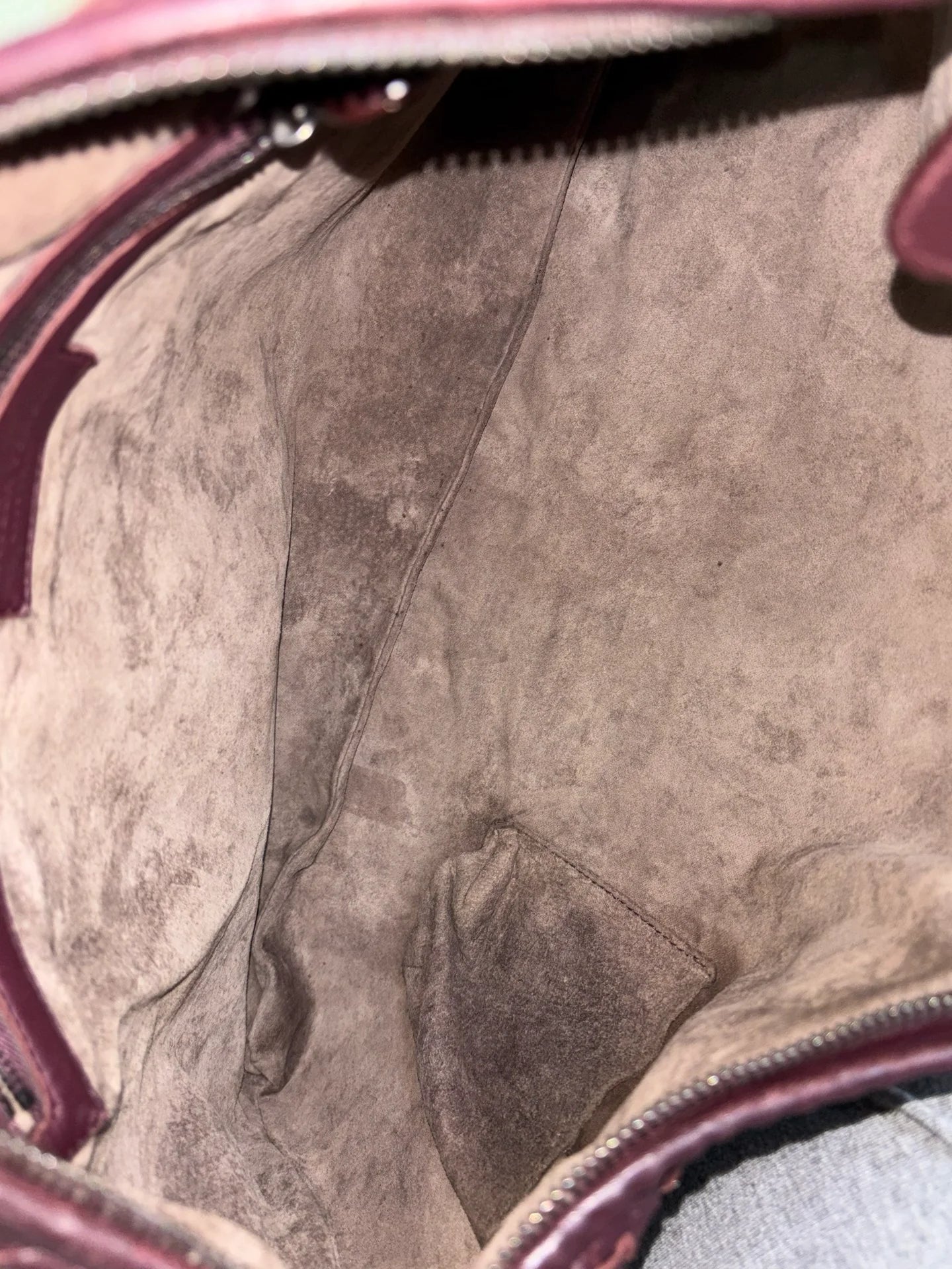 Bolsa Bottega Veneta Veneta Hobo-Couro Burgundy (Vinho) Intrecciato