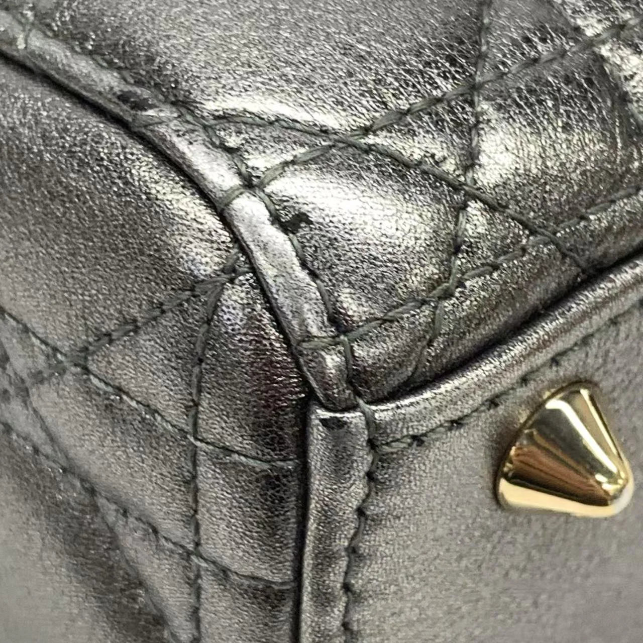 Lady Dior Small ABCDior – Cinza Metálico (2019)