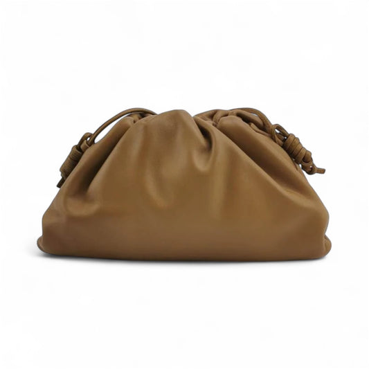 Bottega Veneta Pouch Mini – Couro Marrom